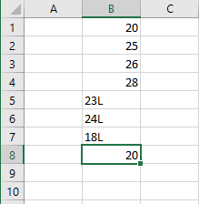 Trimming text from numbers in Excel