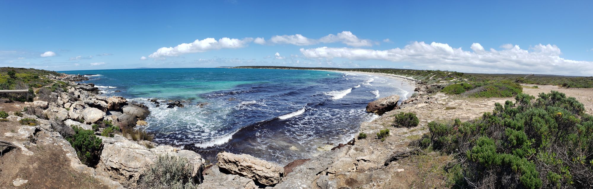 Camping in Lincoln National Park, South Australia