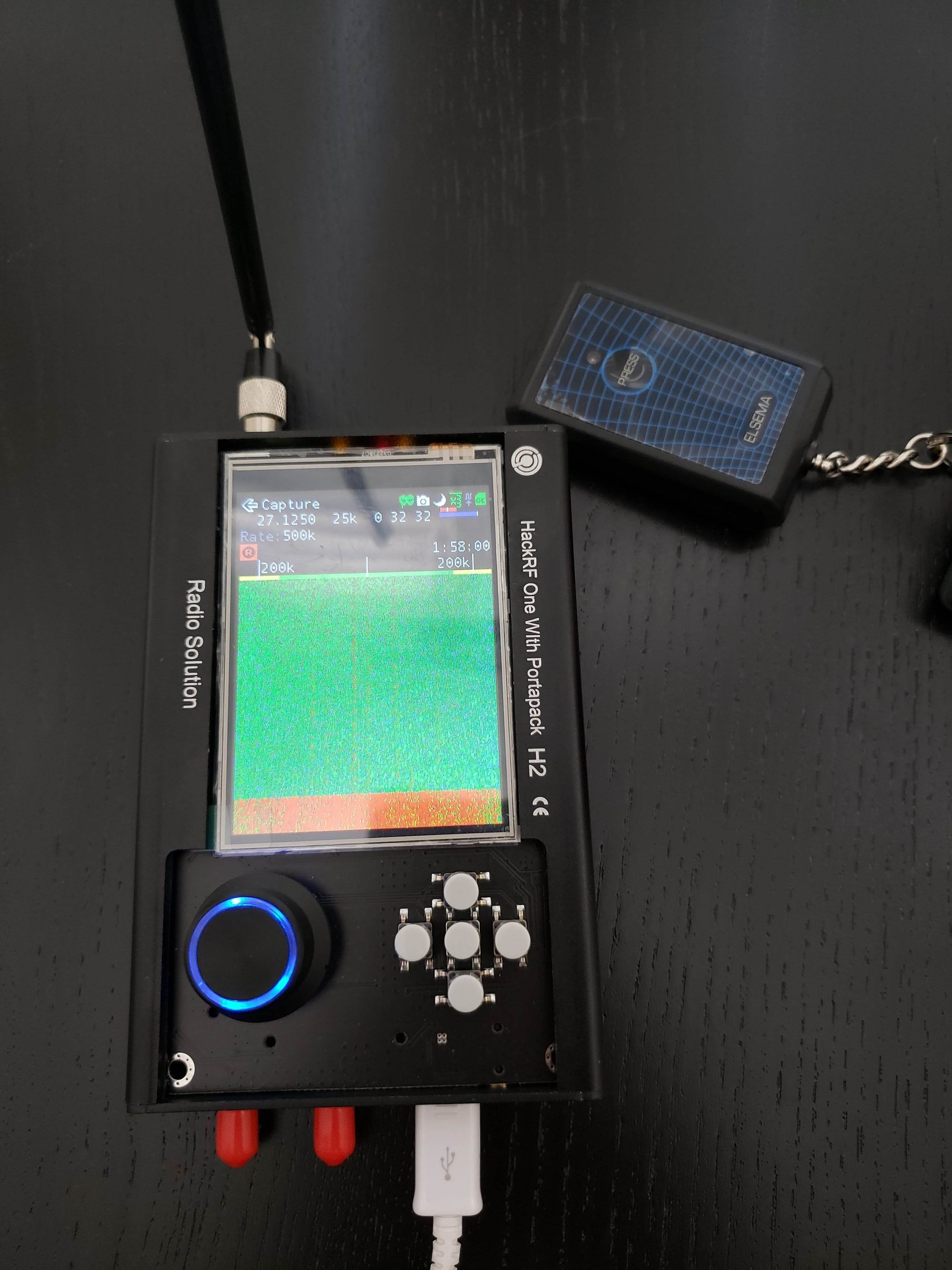 HackRF vs. gate remote