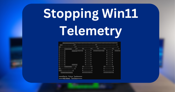 Cleaning up your Windows install with Winutil